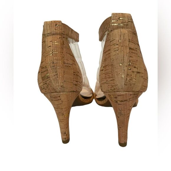 CORK SANDAL HEELS BY AEROSOLES, sz9.5 - Picture 4 of 8